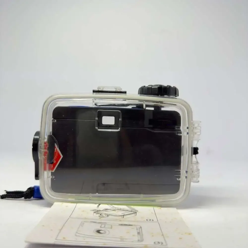 Snap Sights 35mm Underwater Film Camera with Waterproof Case Blue